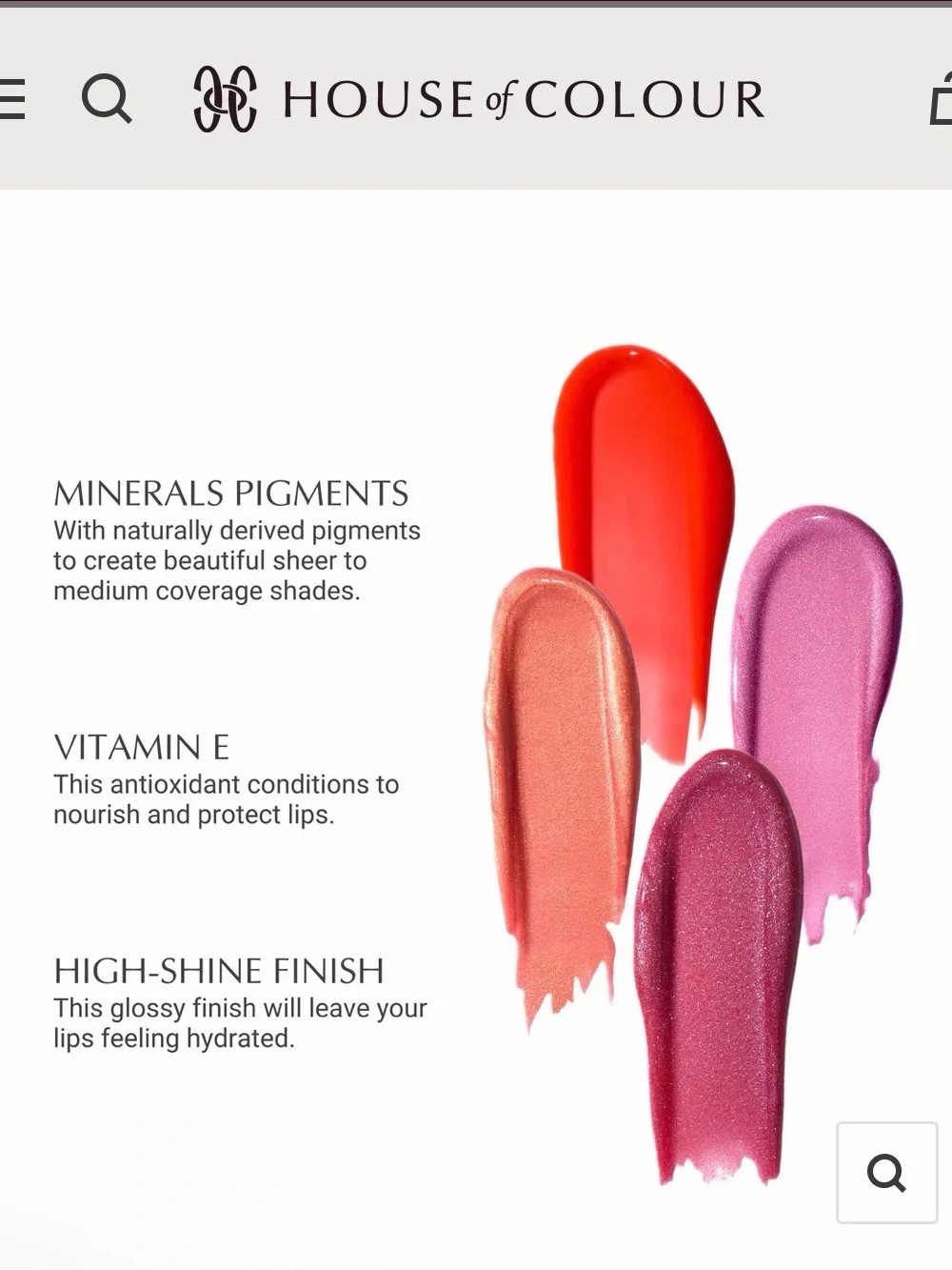 🩷 House of Colour Paprika Lip Shine #86 Autumn and Spring. Tried on once.